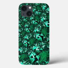 Funda Para iPhone 13 Tonos verdes llamativos y similares a los de relie