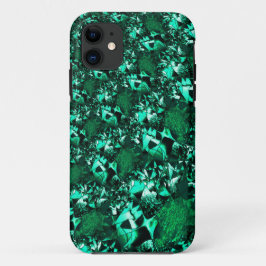 Funda Para iPhone 11 Tonos verdes luminosos y de relieve