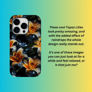 Funda Para iPhone 14 Pro De Case-Mate Topaz Lillies