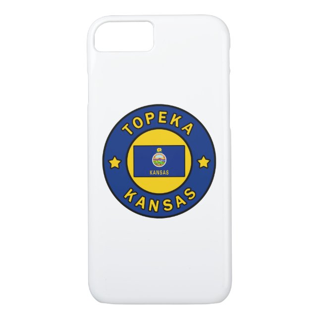 Funda De Case-Mate Para iPhone Topeka Kansas (Reverso)