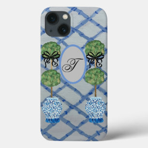 Funda Para iPhone 13 Topiary Blue Ginger Jars Jar Mat