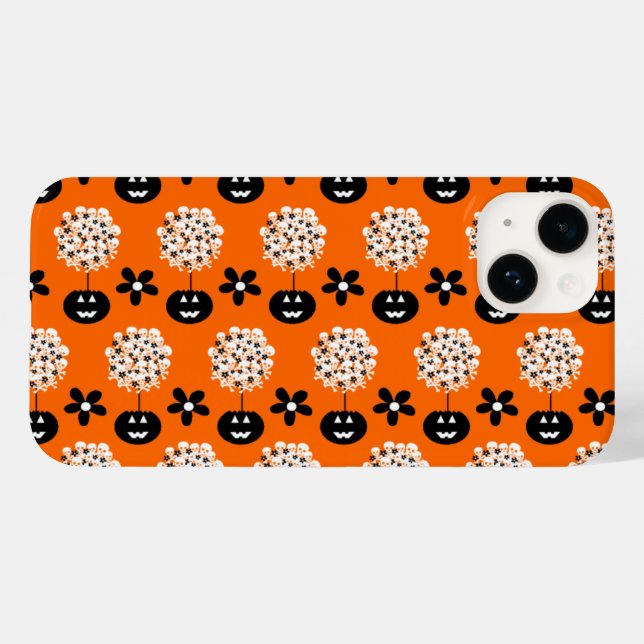 Funda De Case-Mate Para iPhone Topiary Halloween (Reverso  (Horizontal))