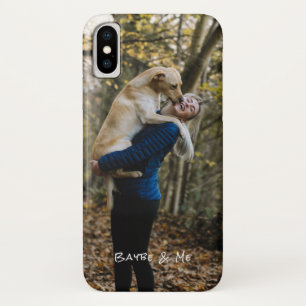 Funda Para iPhone X Topografía de foto personalizada