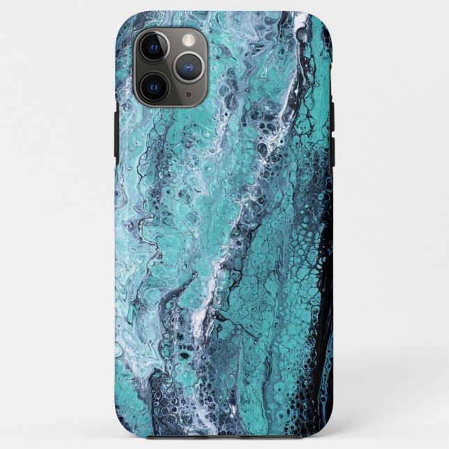 Funda De Case-Mate Para iPhone Torbellino negro verde (Reverso)