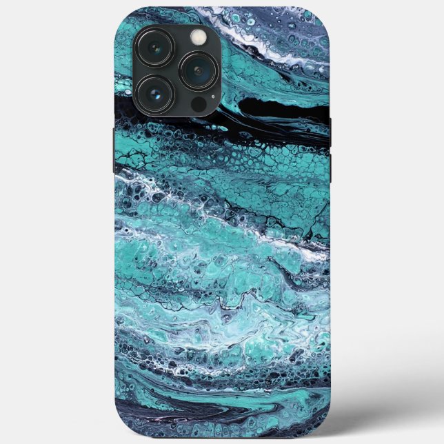 Funda De Case-Mate Para iPhone Torbellino Negro Verde (Reverso )