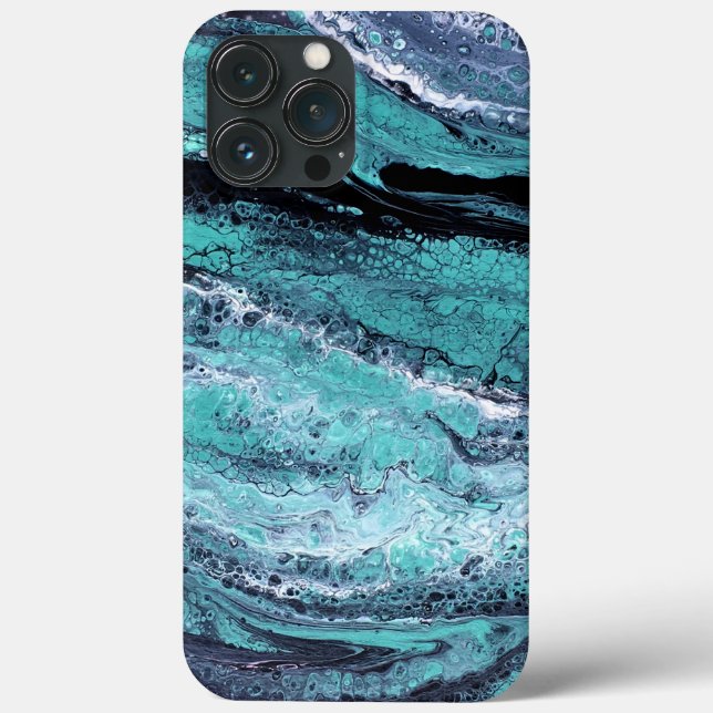 Funda De Case-Mate Para iPhone Torbellino Negro Verde (Reverso )