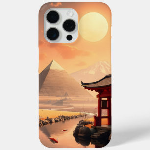 Funda Para iPhone 15 Pro Max Torii Gates y Pyramidas