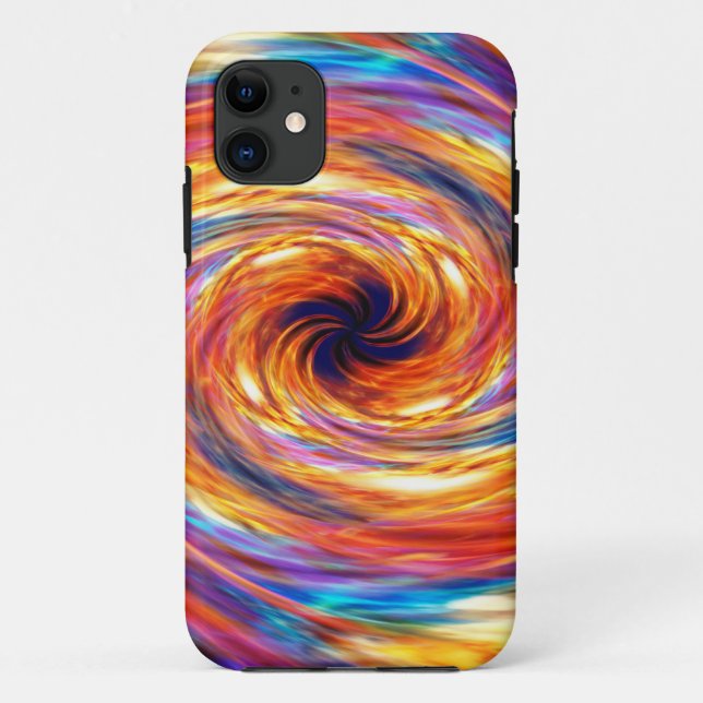 Funda De Case-Mate Para iPhone Tormenta de incendios relámpago (Reverso)