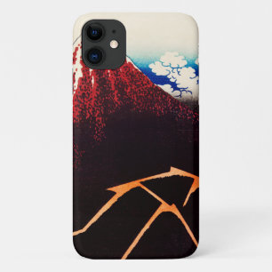 Funda Para iPhone 11 Tormenta debajo de la cima por Katsushika Hokusai