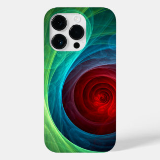 Funda Para iPhone 14 Pro De Case-Mate Tormenta roja Floral Moderno Resumen Patrón de col