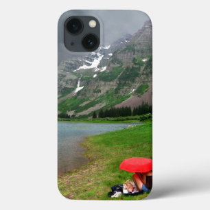 Funda Para iPhone 13 Tormenta sobre el lago Maroon / Pico Colorado