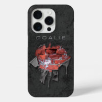 Torn Brick Wall Goalie (hockey)