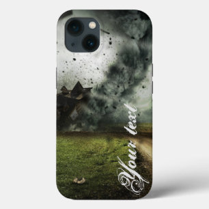 Funda Para iPhone 13 Tornado destruye la meteorología de la tormenta in