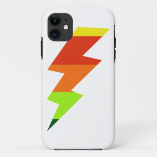Funda Para iPhone 11 Tornillo relámpago arcoiris