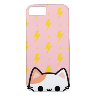 Funda Para iPhone 8/7 Tornillo rosado con gatito