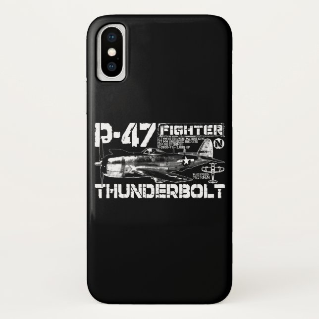 Funda De Case-Mate Para iPhone Tornillo trasero P-47 (Reverso)