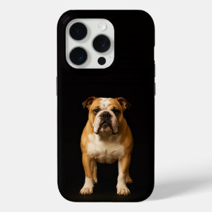 Funda Para iPhone 15 Pro Toro de resistencia Bulldog negro 4 Luxe iPhone 15