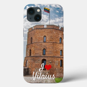 Funda Para iPhone 13 Torre de Gediminas en Vilnius, Lituania