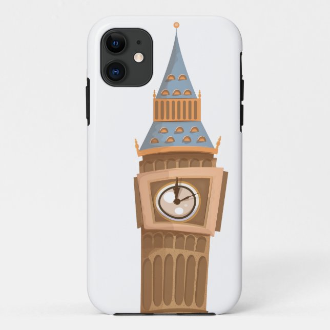 Funda De Case-Mate Para iPhone Torre del reloj de Westminster Big Ben (Reverso)