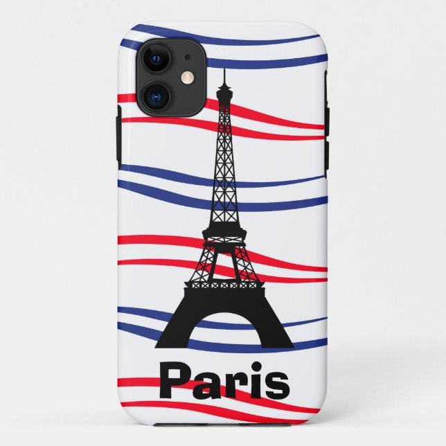 Funda De Case-Mate Para iPhone Torre Eiffel (Reverso)
