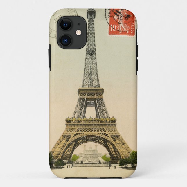 Funda De Case-Mate Para iPhone Torre Eiffel (Reverso)