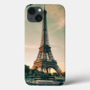 Funda Para iPhone 13 Torre Eiffel arrojar almohada