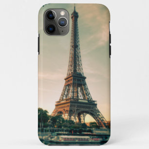 Funda Para iPhone 11 Pro Max Torre Eiffel arrojar almohada