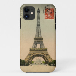 Funda Para iPhone 11 Torre Eiffel del vintage