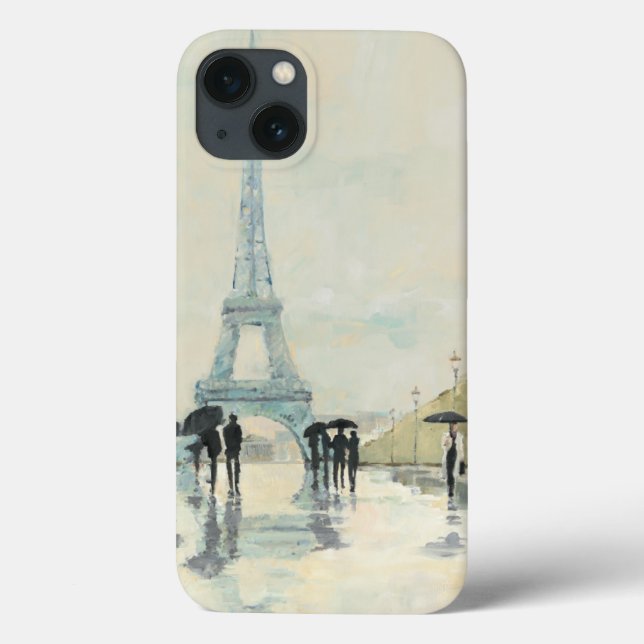 Funda De Case-Mate Para iPhone Torre Eiffel el | París en la lluvia (Reverso)
