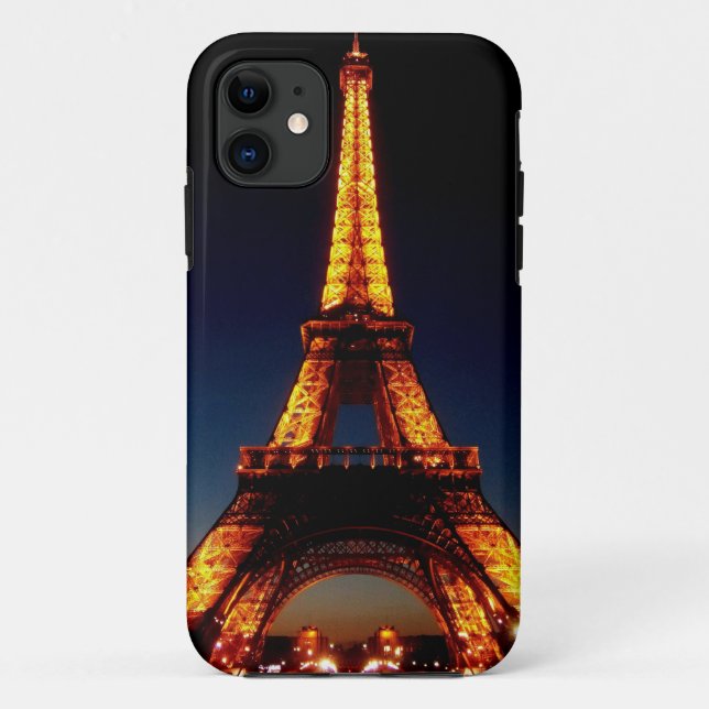 Funda De Case-Mate Para iPhone Torre Eiffel en París (Reverso)