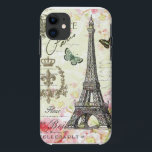Funda Para iPhone 11 torre Eiffel moderna del francés del vintage<br><div class="desc">torre Eiffel moderna del francés del vintage</div>