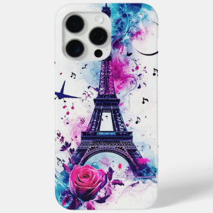 Funda Para iPhone 15 Pro Max Torre Eiffel & Música