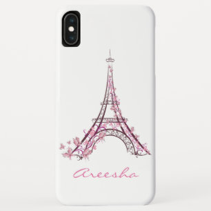 Funda Para iPhone XS Max Torre Eiffel París Francia Acuarela Chic Personali