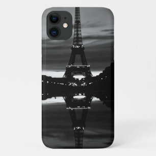 Funda Para iPhone 11 Torre Eiffel París Francia vintage reflexión