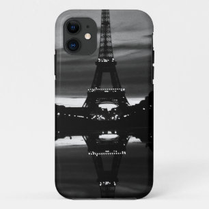 Funda Para iPhone 11 Torre Eiffel París Francia vintage reflexión