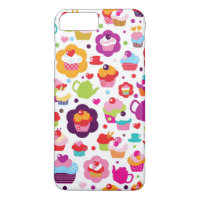 Torta de la taza y pote lindos del té