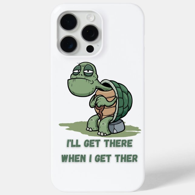 Funda De Case-Mate Para iPhone Tortoise cartoon tshirt (Reverso )