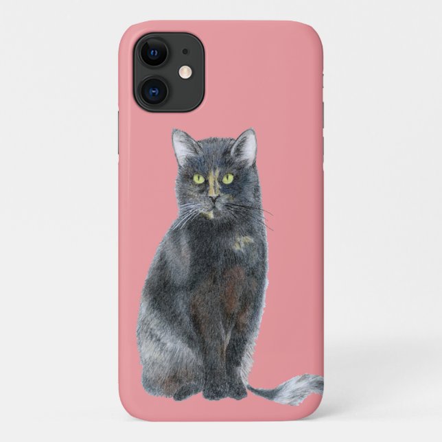 Funda De Case-Mate Para iPhone Tortoise Shell Kitty Cat (Reverso)