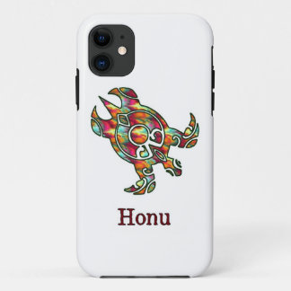 Funda Para iPhone 11 Tortuga de mar tribal con arco iris en iPhon, Fund