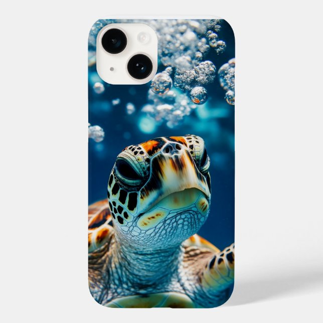 Funda De Case-Mate Para iPhone Tortuga marina (Reverso )