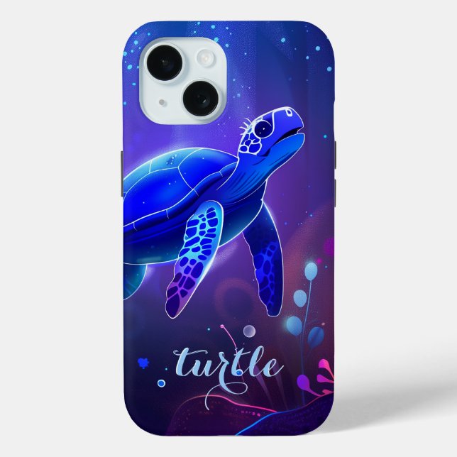 Funda De Case-Mate Para iPhone Tortuga marina (Reverso )