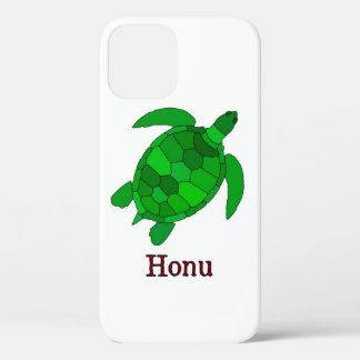 Funda Para iPhone 12 Tortuga marina verde de Hawái en peligro de extinc