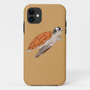 Funda Para iPhone 11 tortuga naranja personalizado