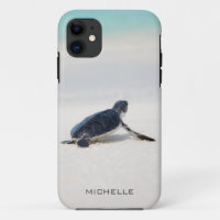 Tortuga Playa Journey Nombre Personalizado | Natur