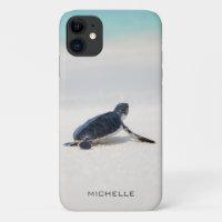 Tortuga Playa Journey Nombre Personalizado | Natur