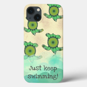 Funda Para iPhone 13 Tortugas del bebé