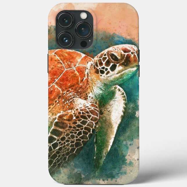 Funda De Case-Mate Para iPhone Tortugas marinas (Reverso )