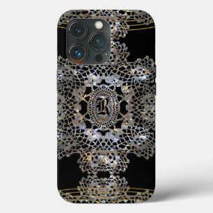 Funda Para iPhone 13 Pro Tos aristocráticos monogramas  