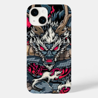 Funda Para iPhone 14 De Case-Mate Tótem de dragón chino, arte de tatuajes