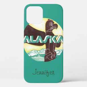 title_seo2 Tótem de viaje vintage Alaska Águila Pájaro